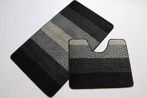 Набір килимків у ванну та туалет Vonaldi Multicolor 80*50 см та 40*50 см w02203/s