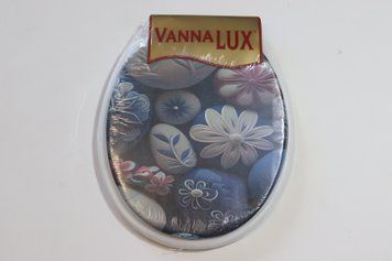 Кришка- сидіння для унітазу м'яка Vanna Lux Туреччина біла w504-15