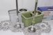 Швабра з віджимом та квадратним відром Spin Mop 2-в-1 2505/green