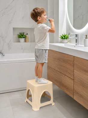 Табурет "Мини" пластиковый 255&times;255&times;276 мм R-Plastic 00010/beige