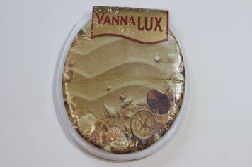 Кришка- сидіння для унітазу м'яка Vanna Lux Туреччина біла w504-17