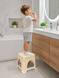 Табурет "Мини" пластиковый 255&times;255&times;276 мм R-Plastic 00010/beige