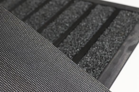 Килимок вхідний 60*90 см з гумовими смугами Грасс 3803/grey