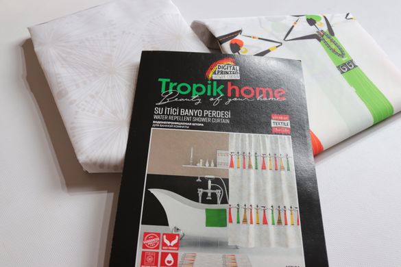 Штора для ванной Africa Tropichome 180x200 cм