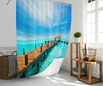 Штора для ванной The Dock Tropichome 180x200 cм