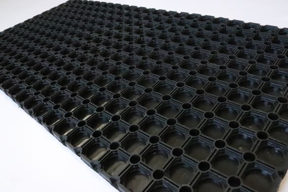 Килимок вхідний гумовий соти 50x100/sale Уцінка