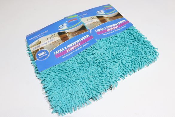 Запаска на швабру з мікрофібри Мікрошенілова 9295turquoise