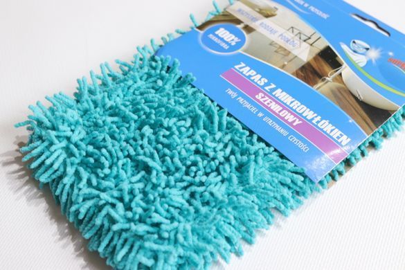 Запаска на швабру з мікрофібри Мікрошенілова 9295turquoise