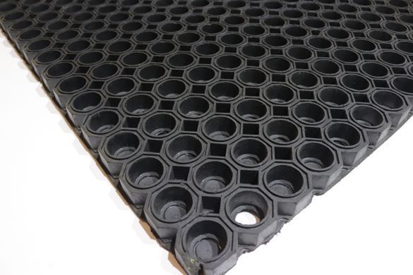 Килимок вхідний гумовий соти 60x80 см К-36/sale Уцінка