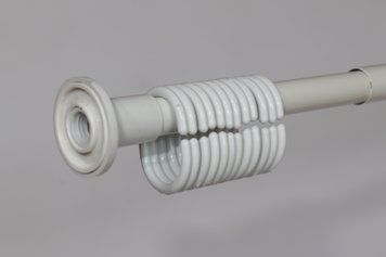 Карниз для шторки в ванную 120-200 см BanyoHome белый
