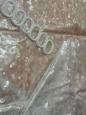 Шторка для ванної з плівки 3Д ефект 3D stone