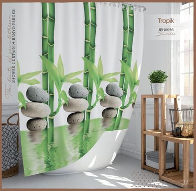 Штора для ванной Bamboo 180x200 см Tropik