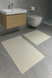 Набір килимків бавовняних для ванної та туалету 60x100 50x60 см Tropikhome Shaggy Vintage gray