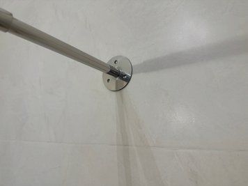 Карниз прямой из нержавеющей стали 70-120 см