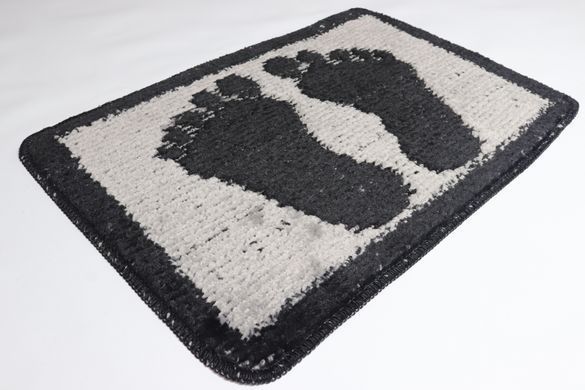 Коврик для ванной/туалета "Ноги" 40*60 см Vonaldi 1725/black legs
