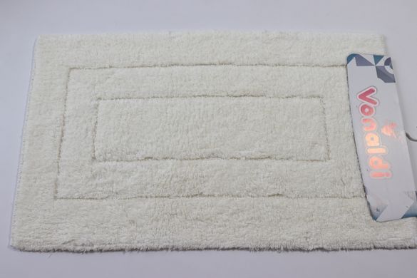 Коврик в ванную 100*60 см Vonaldi Elite Optical White 70010