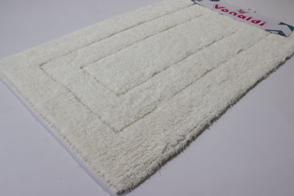 Коврик в ванную 100*60 см Vonaldi Elite Optical White 70010