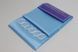 Шторка в ванную широкая 240x180 см однотонная голубая 5314/lightblue