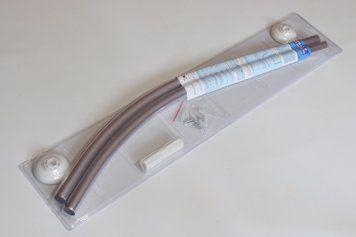 Карниз дуговой аллюминиевый в ванную Corner 90*90 см