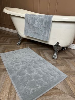 Набір килимків бавовняних для ванної 60x100 50x60 см Tropikhome Stone Grey