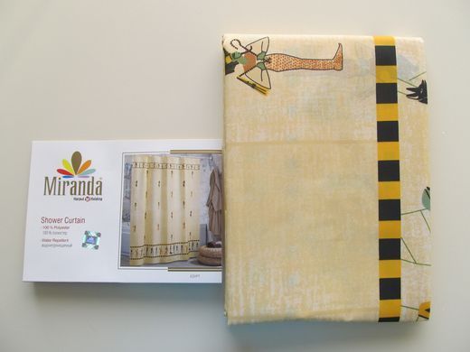 Шторка для ванной комнаты Miranda Egypt 180*200 cм