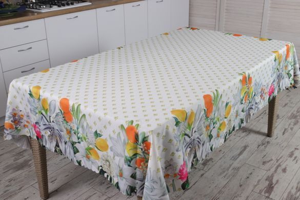 Скатерть кухонная цветная 140*220 cм Golden Laurel , Турция 8828-2