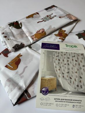 Штора для ванной Kitties Tropic 180x200 cм 7183