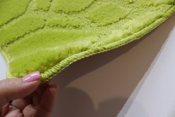 Набор ковриков в ванную и туалет Vonaldi 100*60 см и 50*60 см 10566/5542green