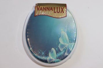 Кришка- сидіння для унітазу м'яка Vanna Lux Туреччина біла w504-12