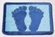 Коврик для ванной/туалета "Ноги" 40*60 см Vonaldi 1725/ light blue legs
