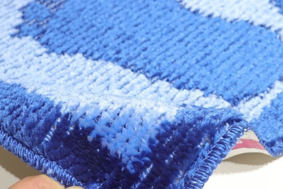Коврик для ванной/туалета "Ноги" 40*60 см Vonaldi 1725/ blue legs