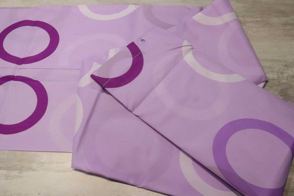 Штора для ванної Rings violet Tropic 180x200 cм, Фіолетовий, 180*200 см, 12, 180