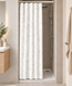 Шторка для душу Tropik Marble 120&times;200 см, вузька, 100% поліестер