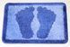 Коврик для ванной/туалета "Ноги" 40*60 см Vonaldi 1725/ blue legs