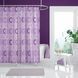 Штора для ванної Rings violet Tropic 180x200 cм, Фіолетовий, 180*200 см, 12, 180