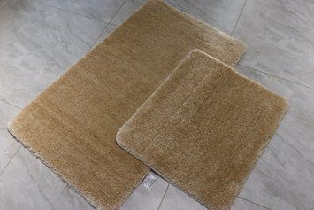 Набор ковриков для ванной и туалета Softmicro 60x100 50x60 см 07005 Сappuccino