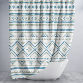 Шторка для ванної кімнати Tropik Aztec 180&times;200 см, тканинна, водовідштовхувальна, 100% поліестер