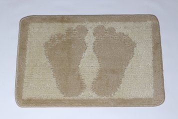 Коврик для ванной/туалета "Ноги" 40*60 см Vonaldi 1725/beige legs