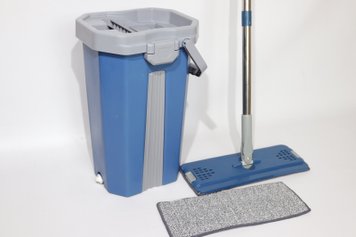 Швабра із відром та автоматичним віджимом Cleaning Expert 2407/blue