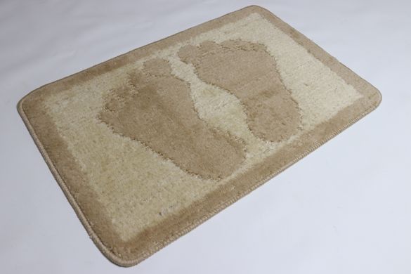 Килимок для ванної/туалету "Ноги" 40*60 см Vonaldi 1725/beige legs