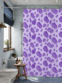 Шторка для ванної кімнати Miranda Side violet 180*200 cм
