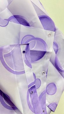 Шторка для ванної кімнати Miranda Side violet 180*200 cм