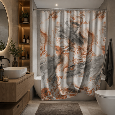 Штора для ванної широка 240x200 см BaranGrey Tropic