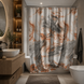 Штора для ванної широка 240x200 см BaranGrey Tropic