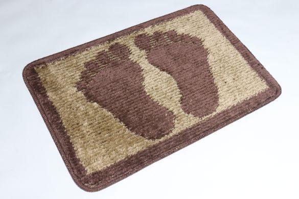 Килимок для ванної/туалету "Ноги" 40*60 см Vonaldi 1725/dark brown legs