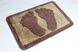 Килимок для ванної/туалету "Ноги" 40*60 см Vonaldi 1725/dark brown legs
