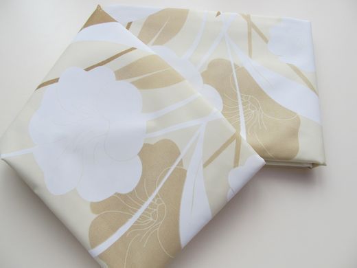 Шторка для ванной комнаты Miranda Herbarium beige 180*200 cм