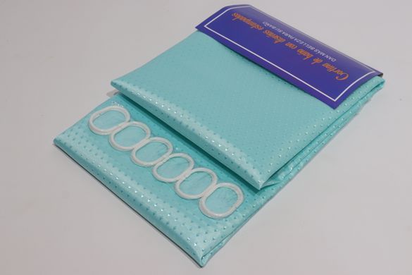 Шторка в ванную широкая 240x180 см однотонная бирюзовая 5314/turquoise