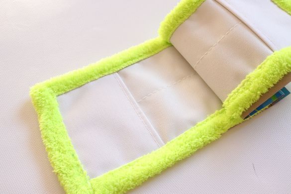 Запаска на швабру микрофибра гладкая MOP DUO 0210/green