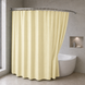 Шторка в ванную широкая 240x180 см однотонная желтая 5314/yellow